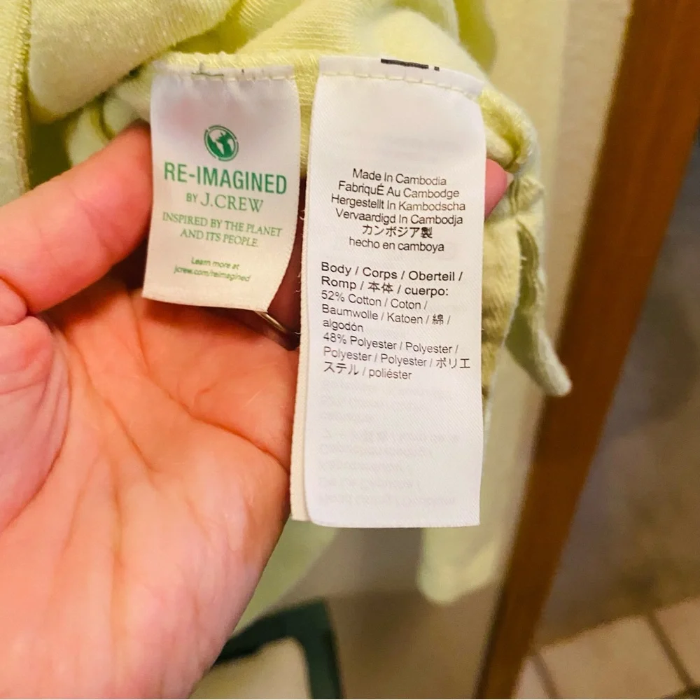 J. Crew Towel Terry Open V-neck Hoodie